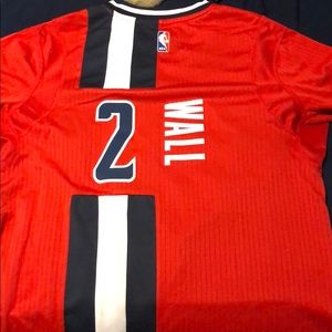 john wall Authentic jersey w/sleeves